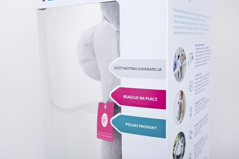 Szumiący Miś Whisbear CRYsensor Arbuzowy 0+ | Fabryka Wafelków