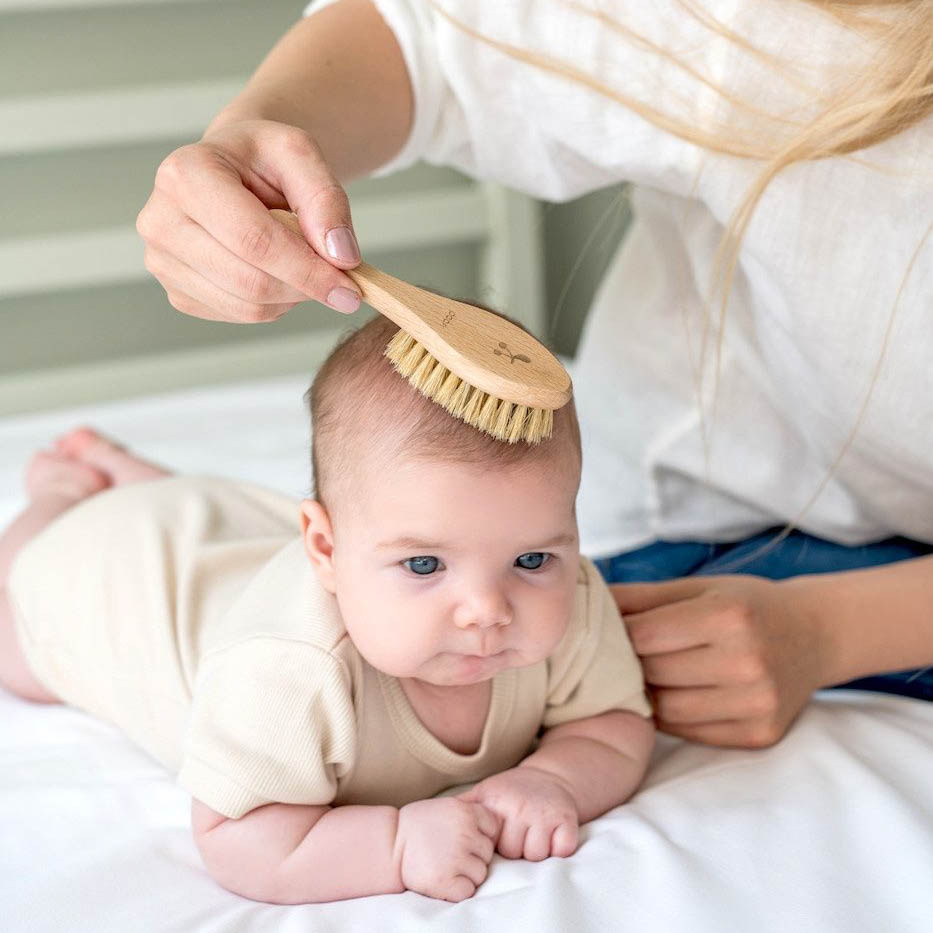 Poofi Szczotka na ciemieniuchę dla niemowląt