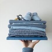 Little Dutch Ręcznik Bawełniany Pure Blue 75x75cm