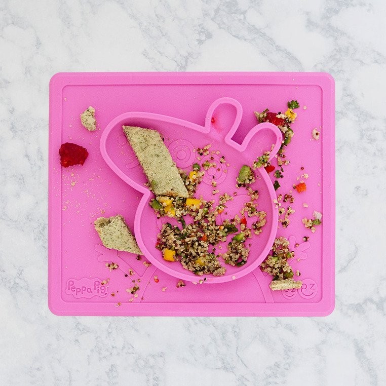 EZPZ Miseczka z Podkładką 2w1 Peppa Pig Różowa