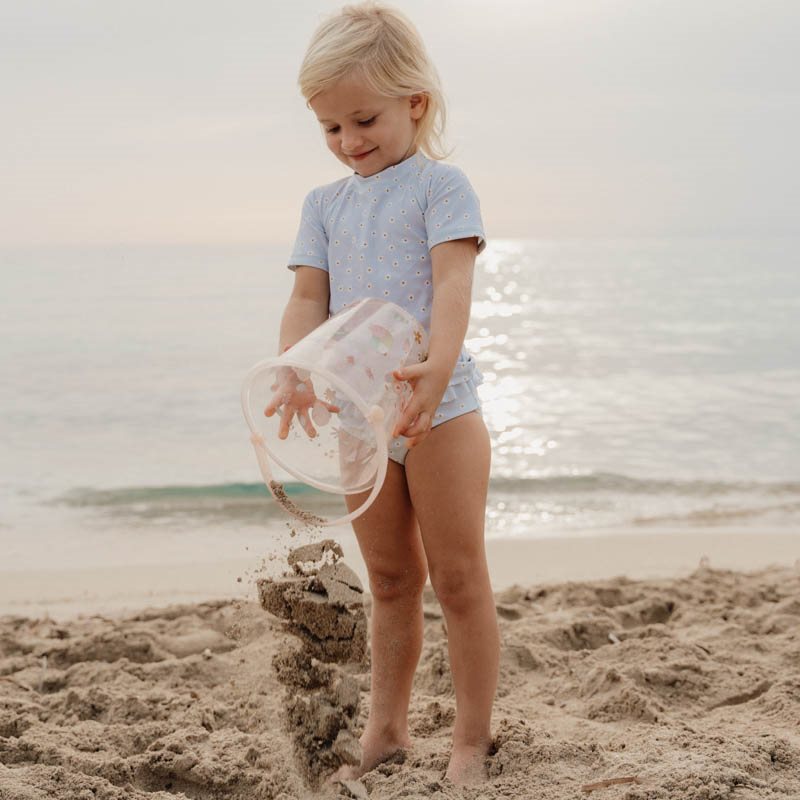 Little Dutch, Wiaderko przezroczyste różowe