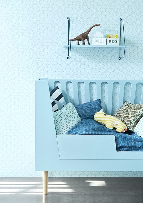 Done by Deer Łóżeczko 60x120 cm Blue