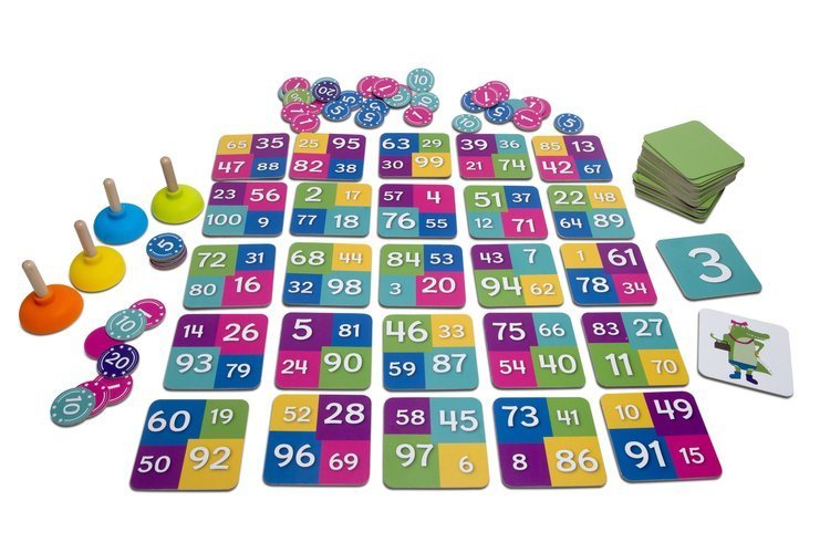 BS Toys Gra Logiczna Modny Krokodyl Matematyka 6+