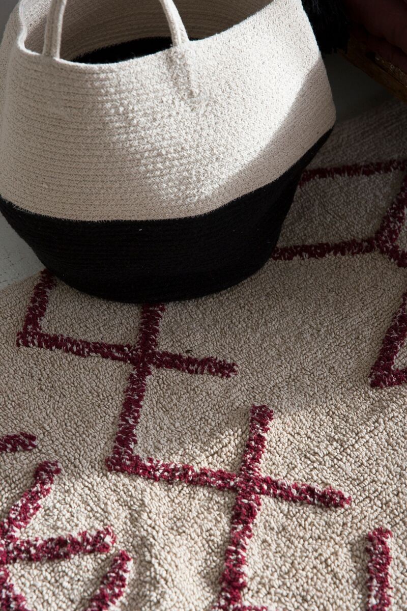 Lorena Canals, kosz ZOCO BLACK/NATURAL