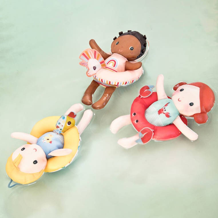 Lilliputiens Laleczka do kąpieli Axelle 6m+ Pływająca