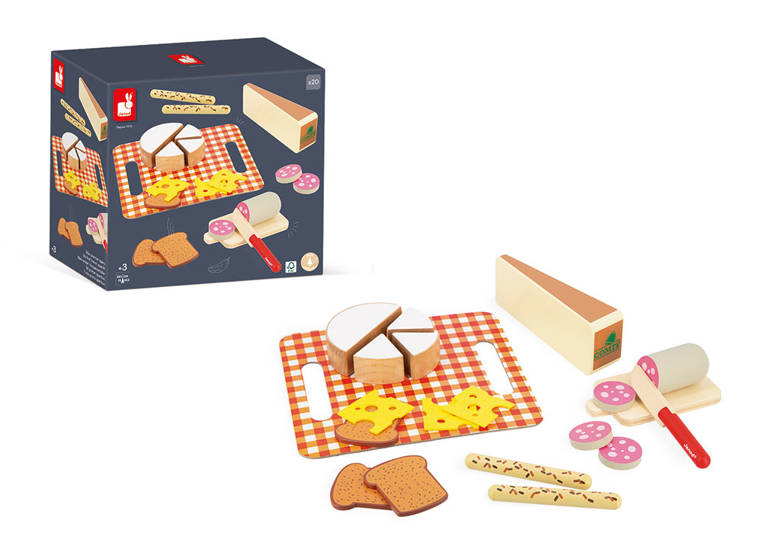 Janod Zestaw Francuski Aperitif Deska Serów 3+