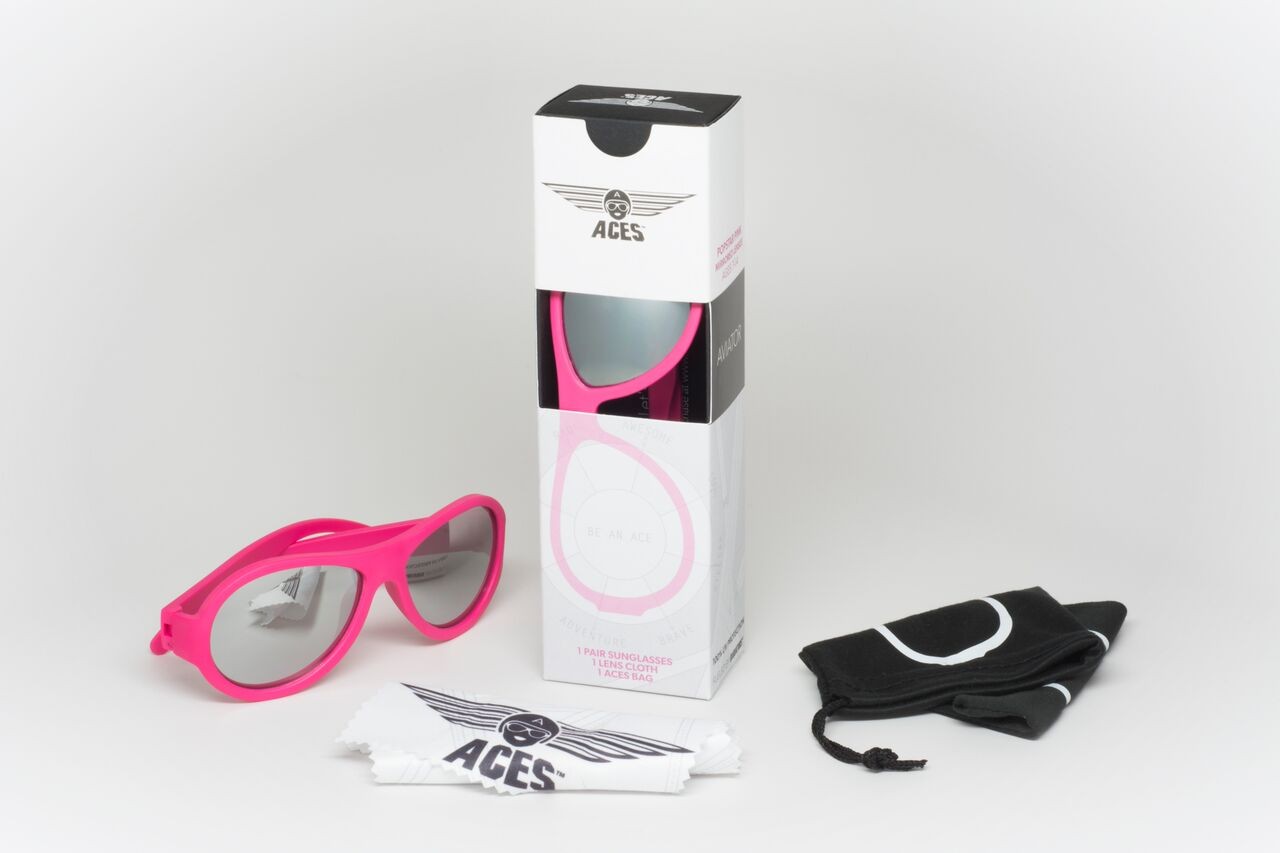 Babiators Okulary Przeciwsłoneczne Aces 7-14 Popstar Pink