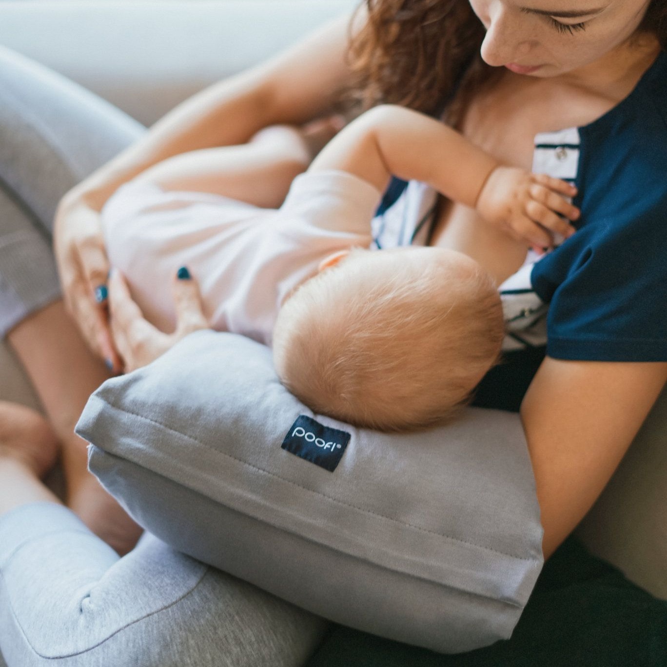 Poofi Poduszka do karmienia na rękę - Morela