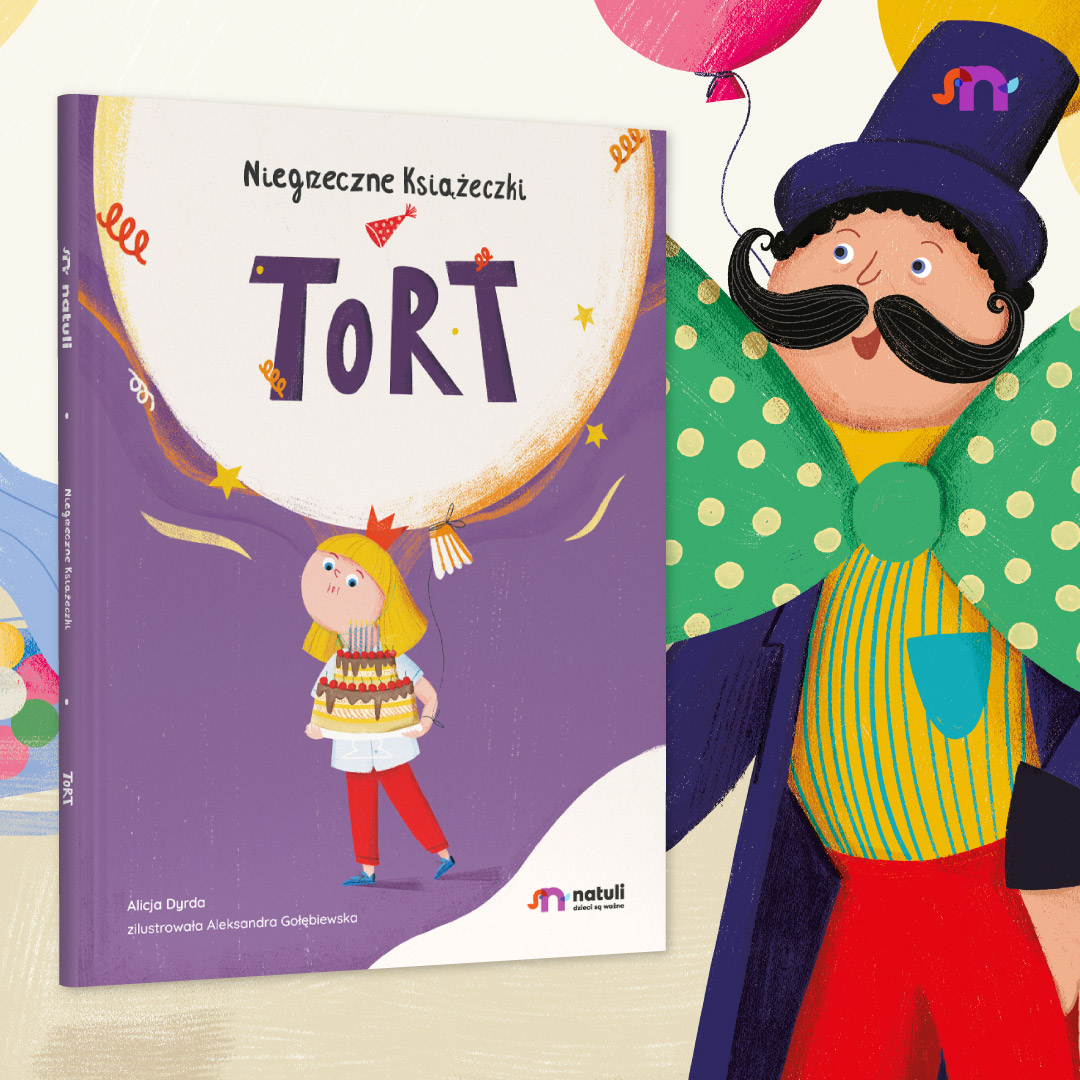 Natuli Tort Książka Edukacyjna dla Dzieci 3+