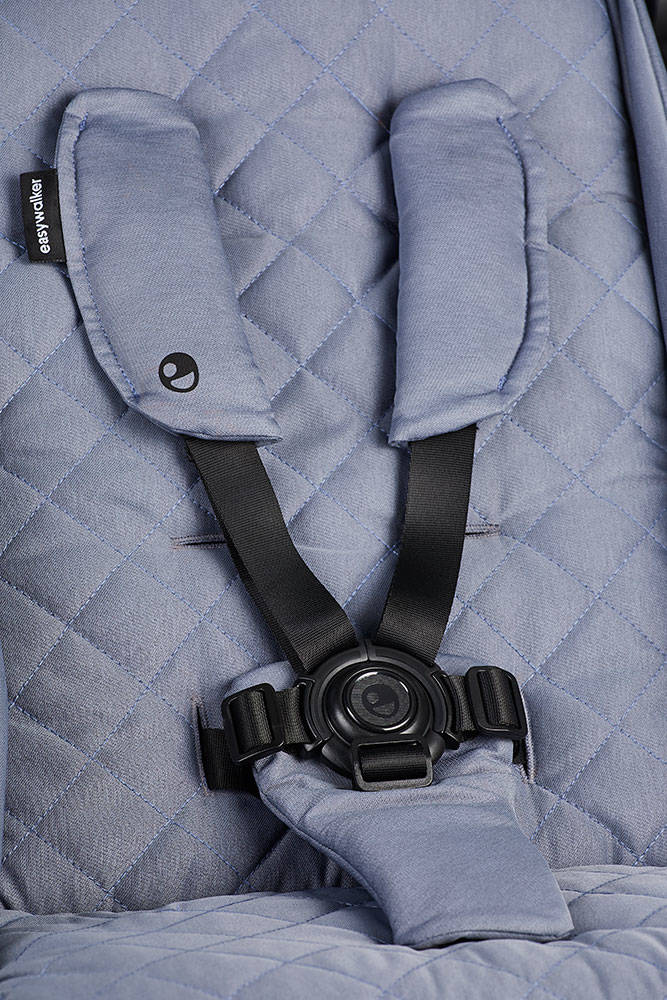 Easywalker Jackey Wózek Spacerowy Samoskładający Steel Grey