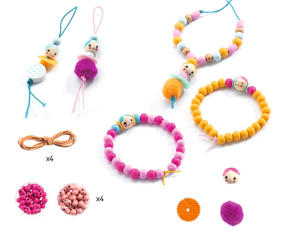 Djeco Zestaw Biżuteria Perły Figurki 8+