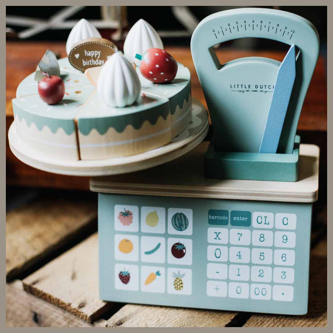 Little Dutch Drewniana waga edukacyjna 3+