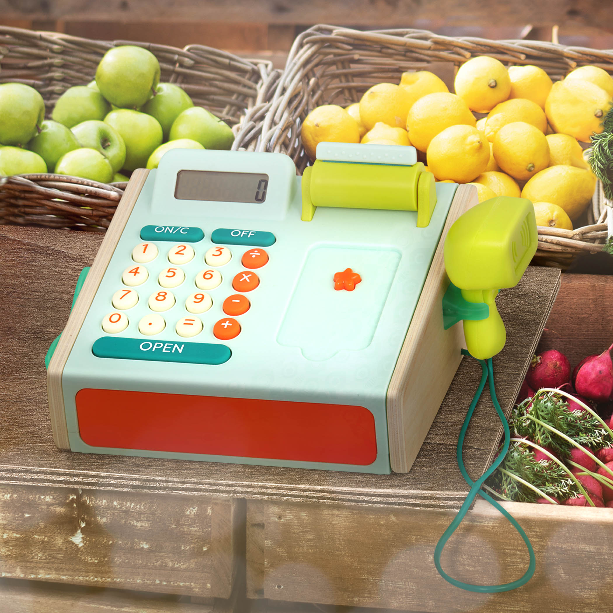 Btoys Kasa Fiskalna ze Skanerem i Kartą 3+