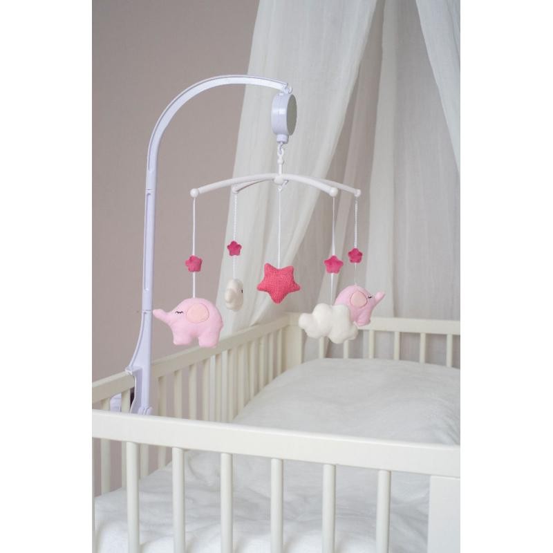 JaBaDaBaDo Karuzela Pozytywka Słoń Różowy 0+