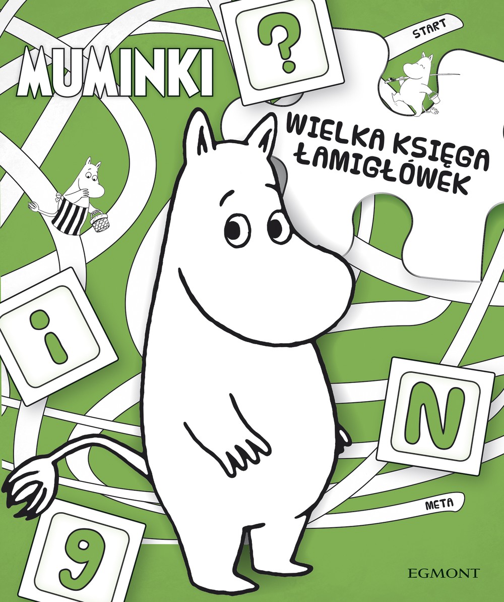 Egmont Wielka Księga Łamigłówek Muminki 176 stron