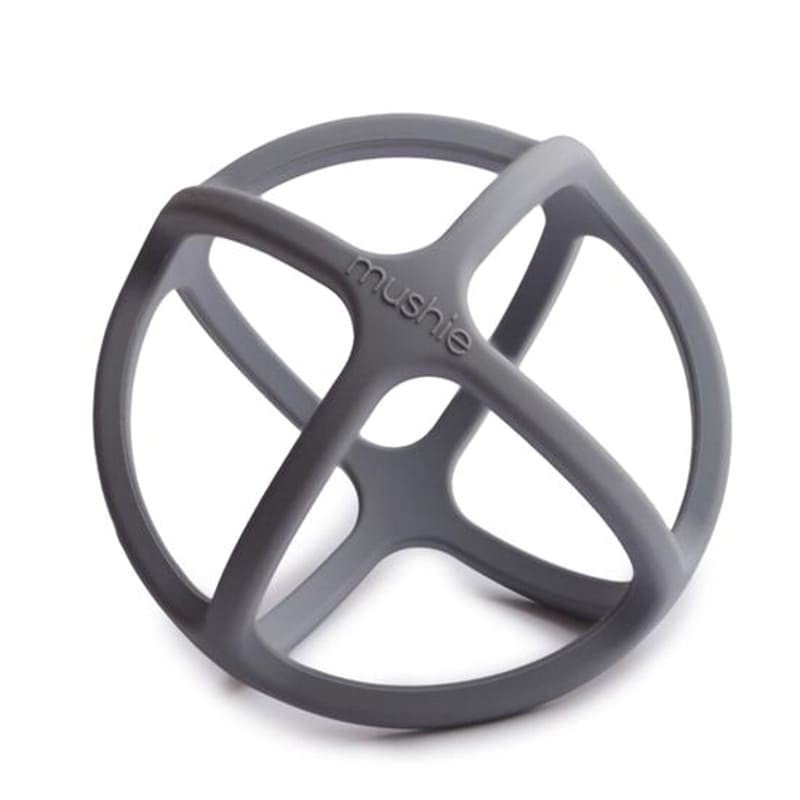 Mushie Gryzak Sensoryczny 3D BALL Dove Grey 0+