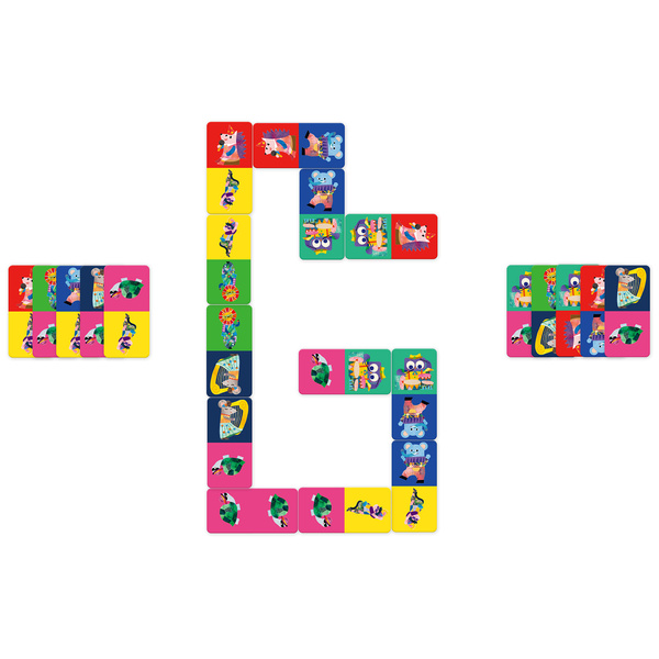 Mieredu Gra Podróżna Domino 3+ | Fabryka Wafelków