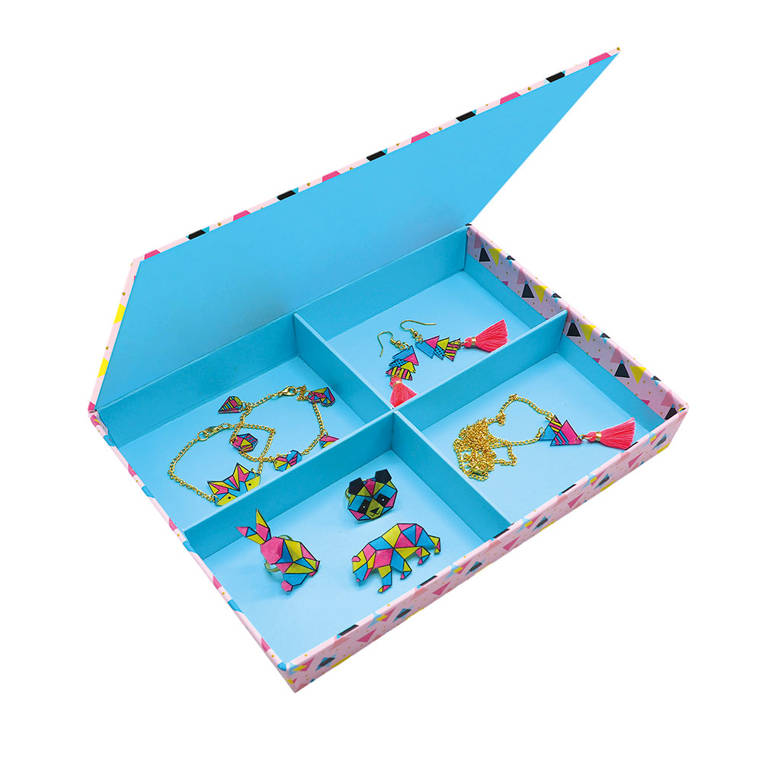 Janod Zestaw Biżuteria Kurczliwy Plastik Geometrix 8+