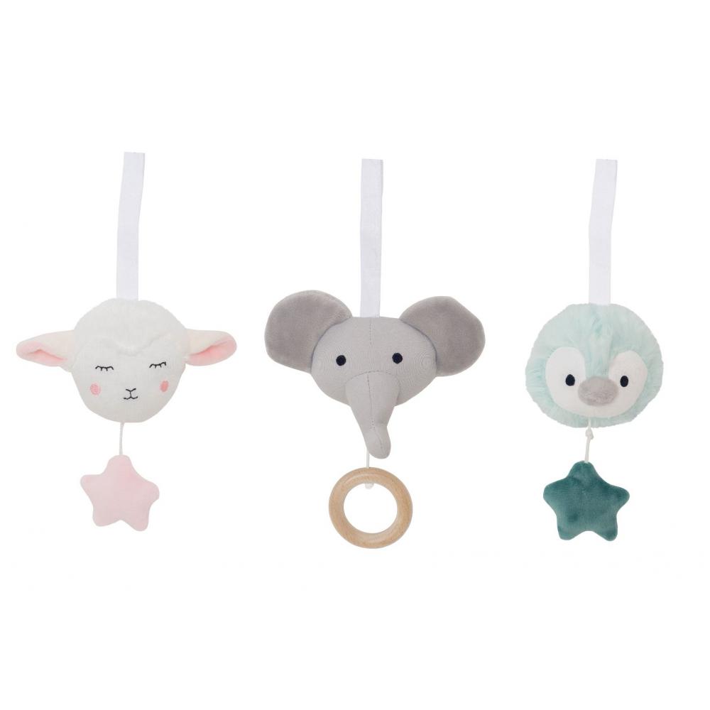 Jabadabado Zawieszki Grzechotki Zwierzaki 0+ m