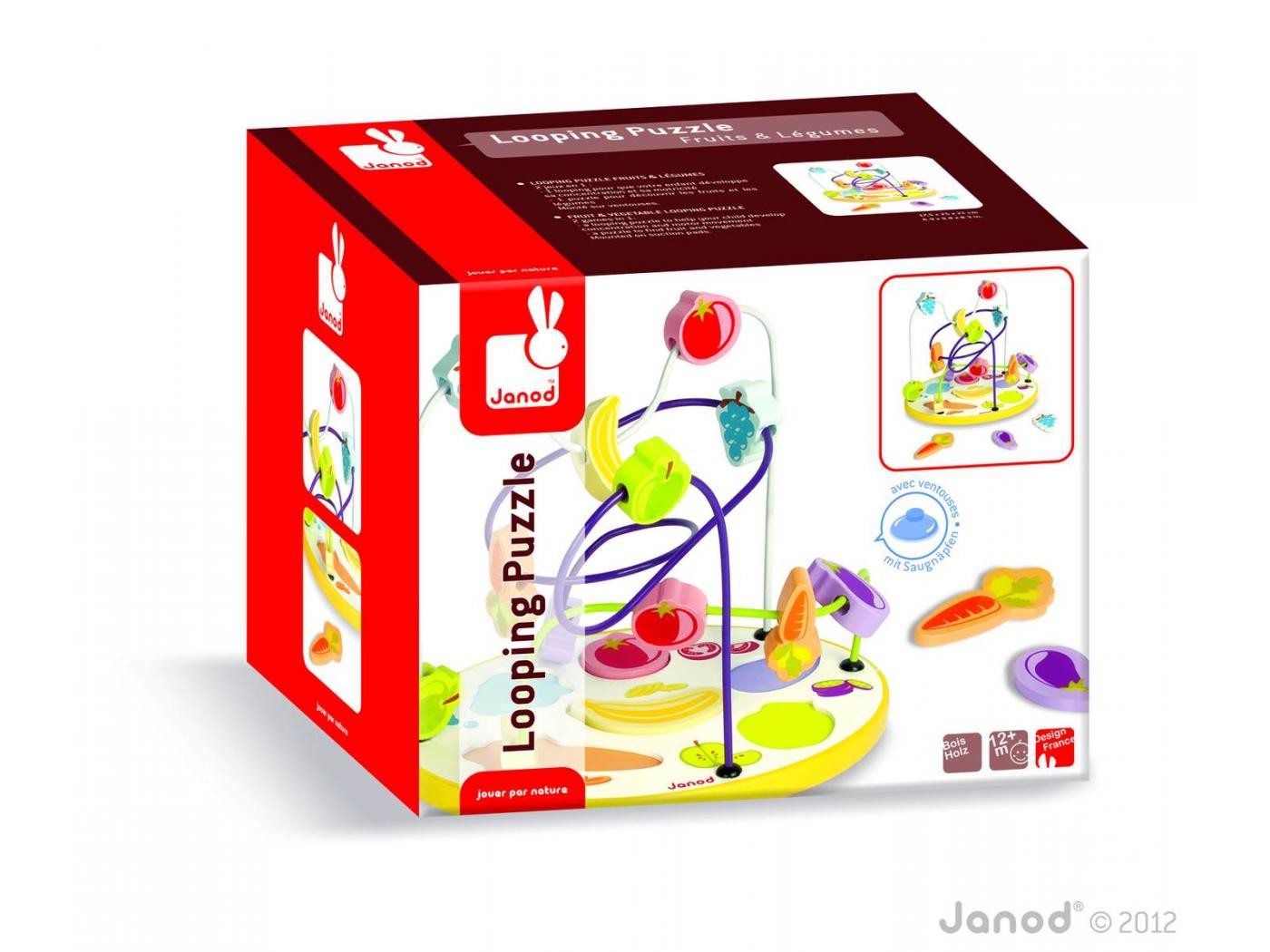 Janod Pętla edukacyjna i puzzle 12m+