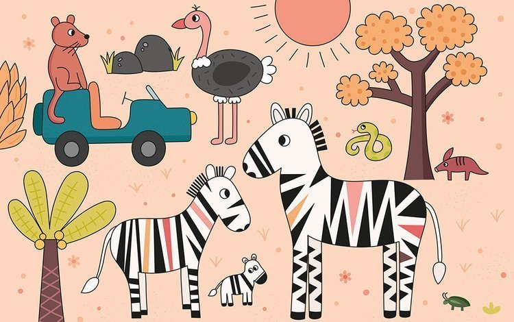 Auzou Kolorowanka Wodna Dzikie Zwierzątka 3+