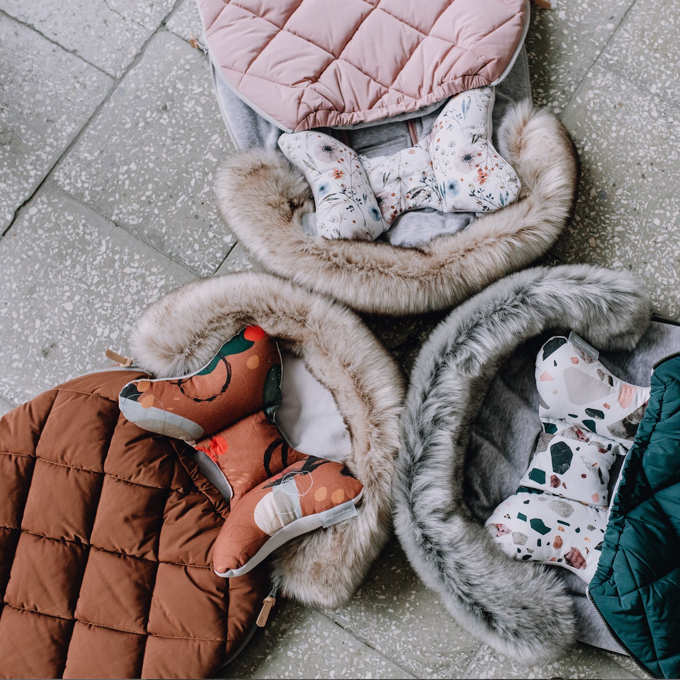 Śpiworek do wózka Beztroska L cynamonowy 110cm