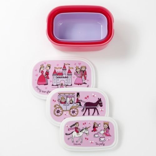 Pudełka na lunch Księżniczki Tyrrell Katz 3 szt. 1+