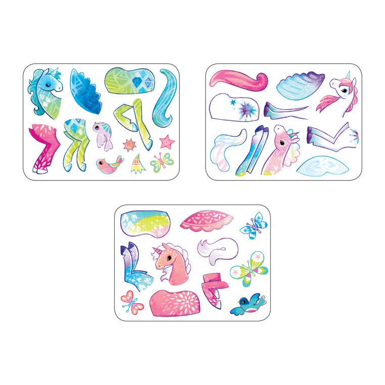 Mudpuppy Magnetyczne Konstrukcje Jednorożce 4+