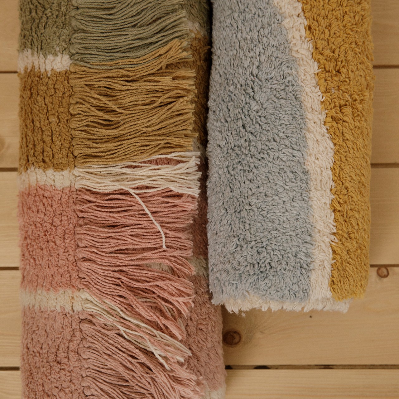 Little Dutch Dywan Tęczowy 130x90 cm Bawełna Oeko-Tex