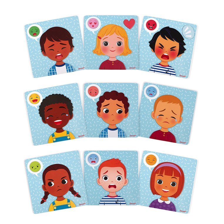 Janod Magnetyczna Układanka Emocje 3+