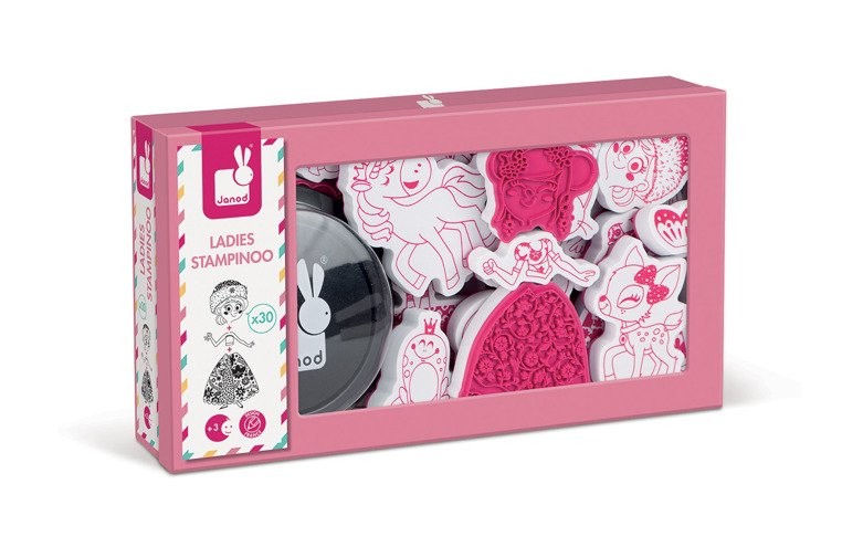 Janod Zestaw Stempelki Pokaz Mody 4+ Kreatywny