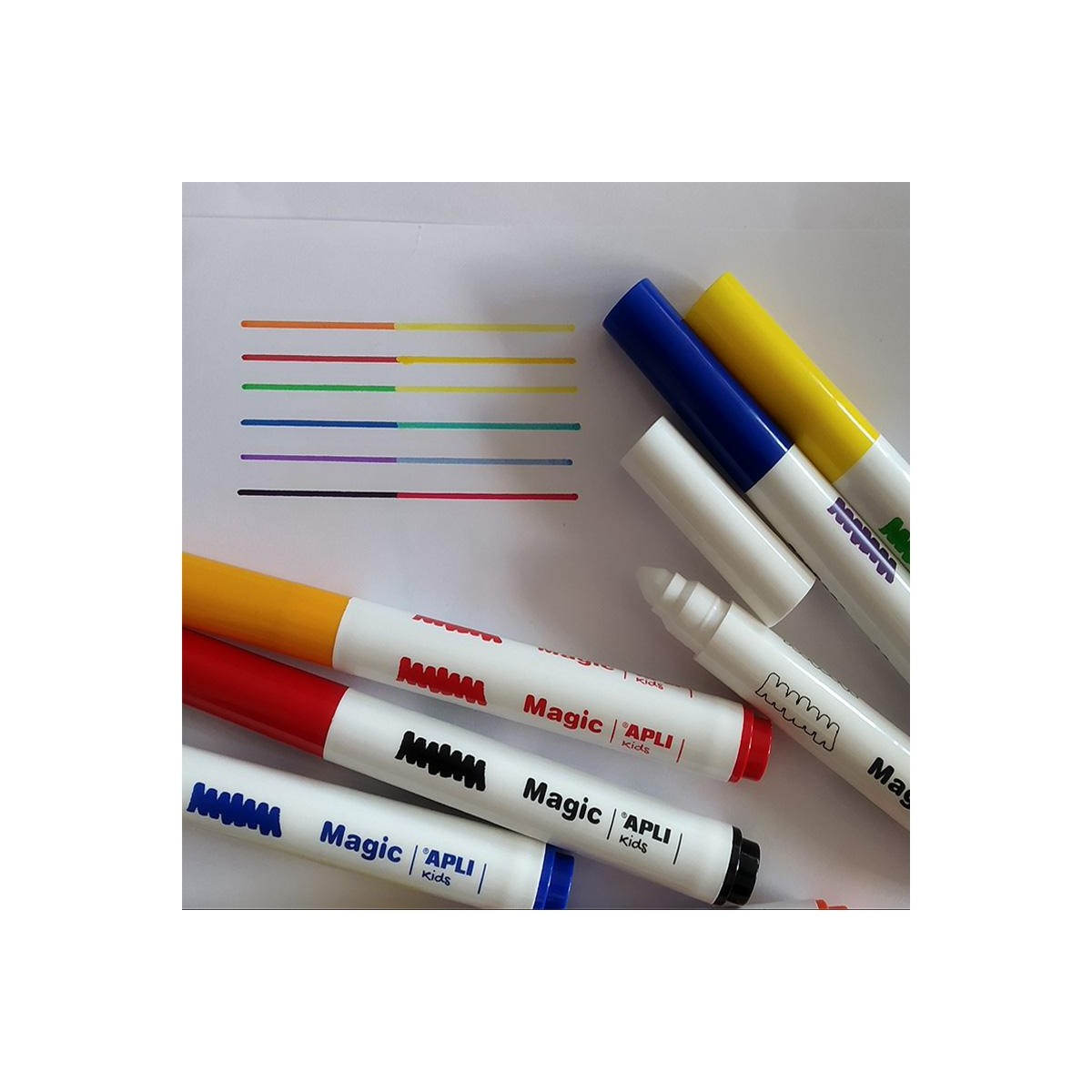 Apli Kids Magiczne flamastry 8 kolorów - Kreatywne malowanie 3+