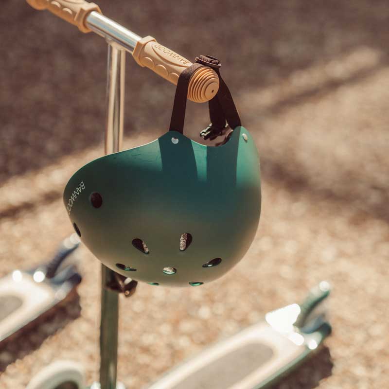 Banwood Kask Rowerowy Dziecięcy Zielony 3-7 lat