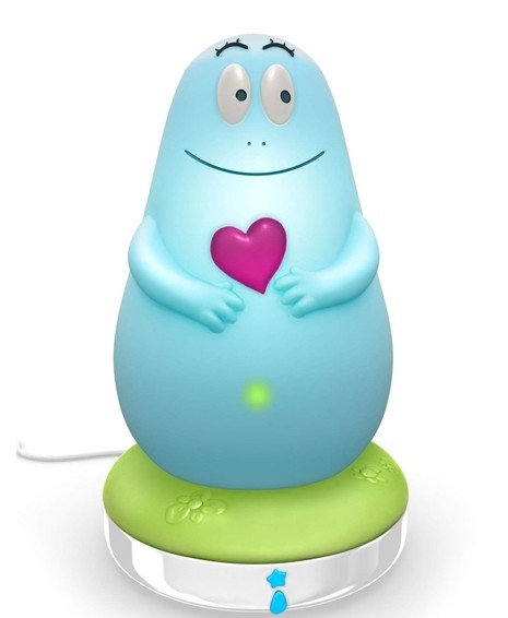 Lampka nocna Lumilove Barbapapa niebieska 0+