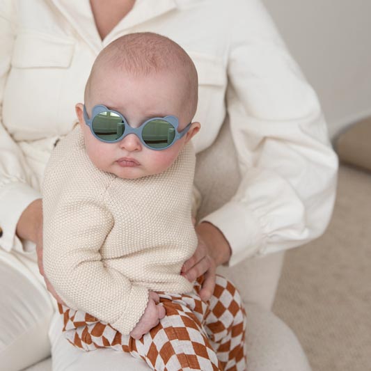 Ki ET LA, Okulary przeciwsłoneczne Ours'on 0-1 Silver blue