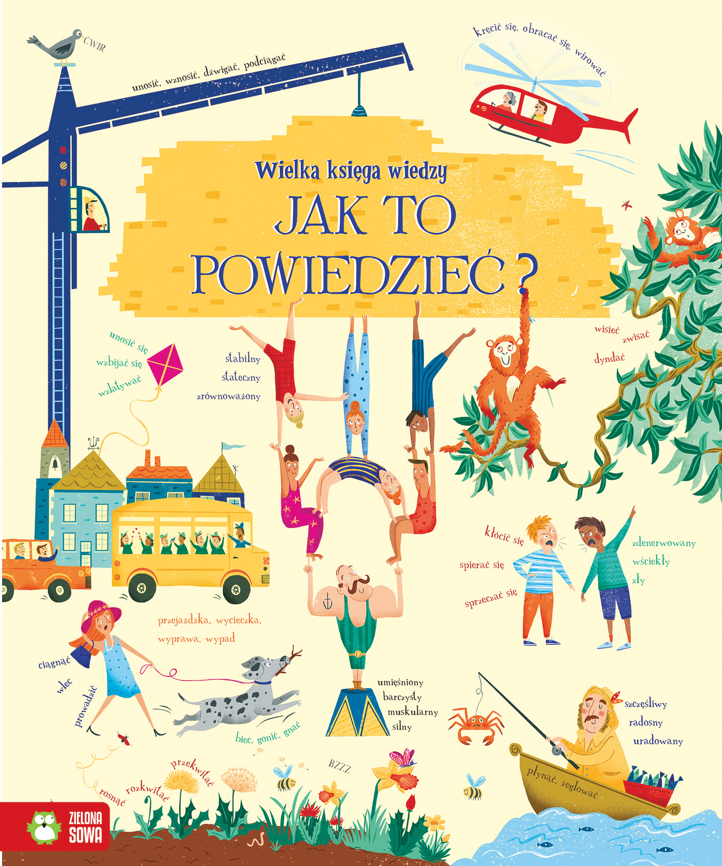 Wielka księga wiedzy o słowach | Książka Edukacyjna 3+