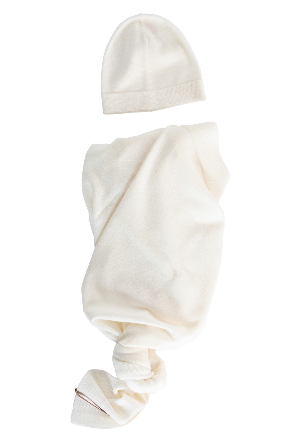 YARNAMI Zestaw Merino Cozy Kocyk i Czapeczka