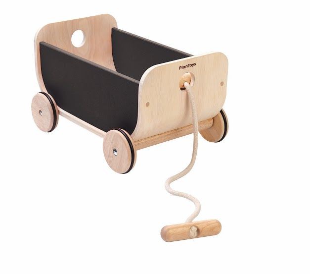 Wózek – wagon czarny, Plan Toys