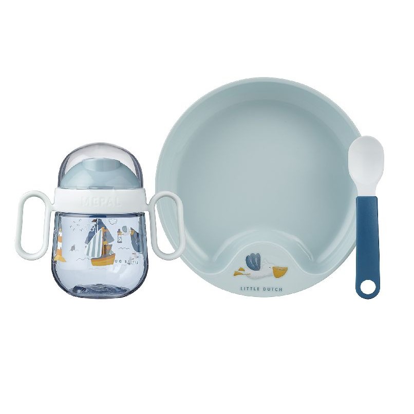 Little Dutch Zestaw do karmienia Mio Sailors Bay 3 el.