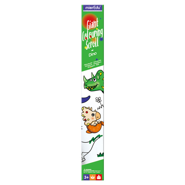 Mieredu Gigantyczna Kolorowanka Rolka Dinozaury 3+