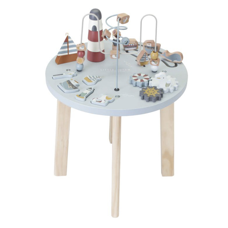 Little Dutch Stolik Edukacyjny Sailors Bay Drewniany 12m+