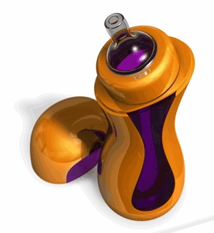 iiamo go Samopodgrzewająca się butelka pomarańczowo-purpurowa 0+