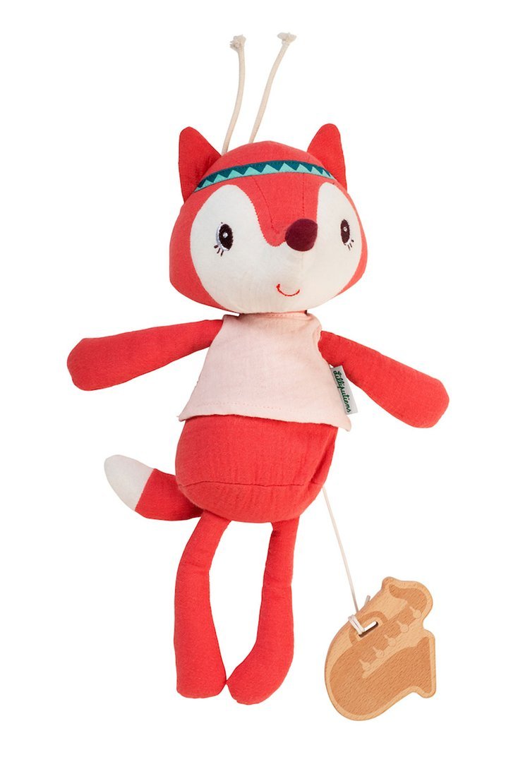 Lilliputiens, Przytulanka z pozytywką Lisiczka Alice 0 m+ Eco