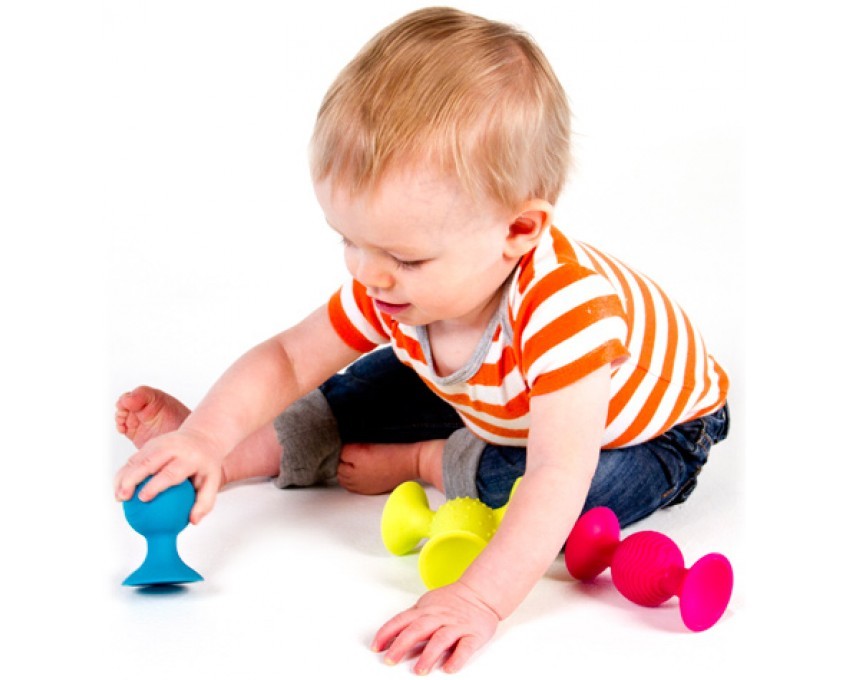 Fat Brain Toys Przyssawki Bobo - Sensoryczne 6m+