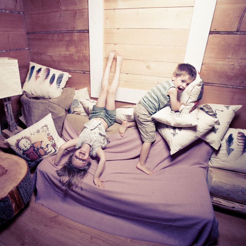 Poduszka Luffi Samolot Ekologiczna 50x60cm | Pokój Dziecięcy