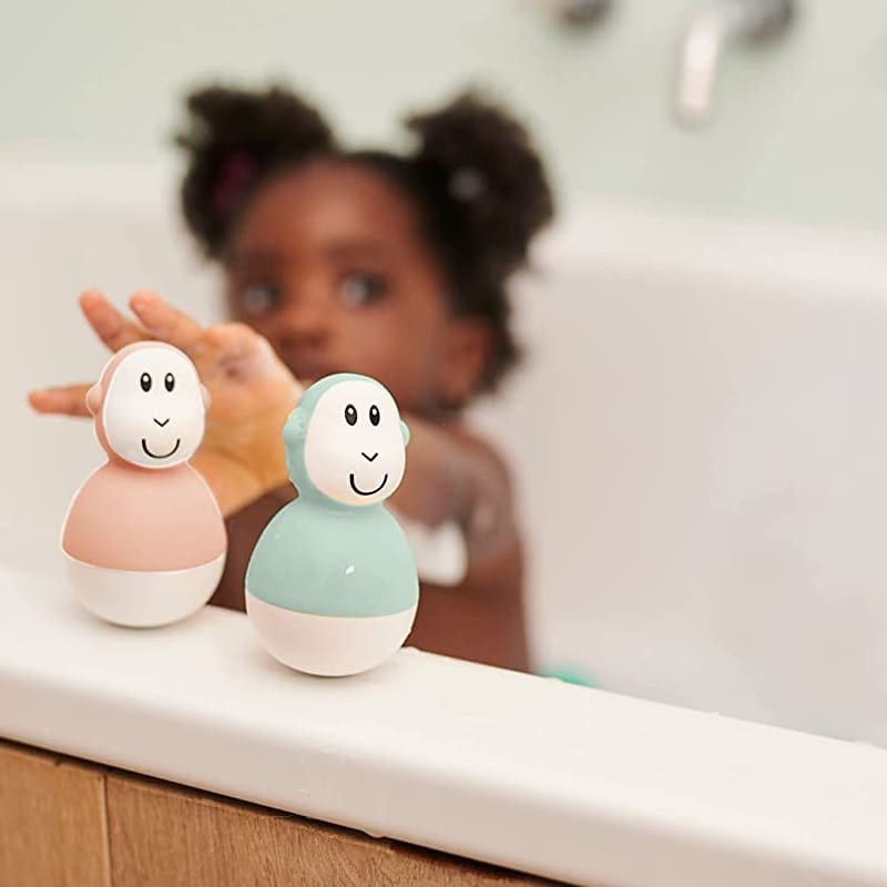 Matchstick Monkey Pływające Małpki Mint & Blush 2 szt. 12m+