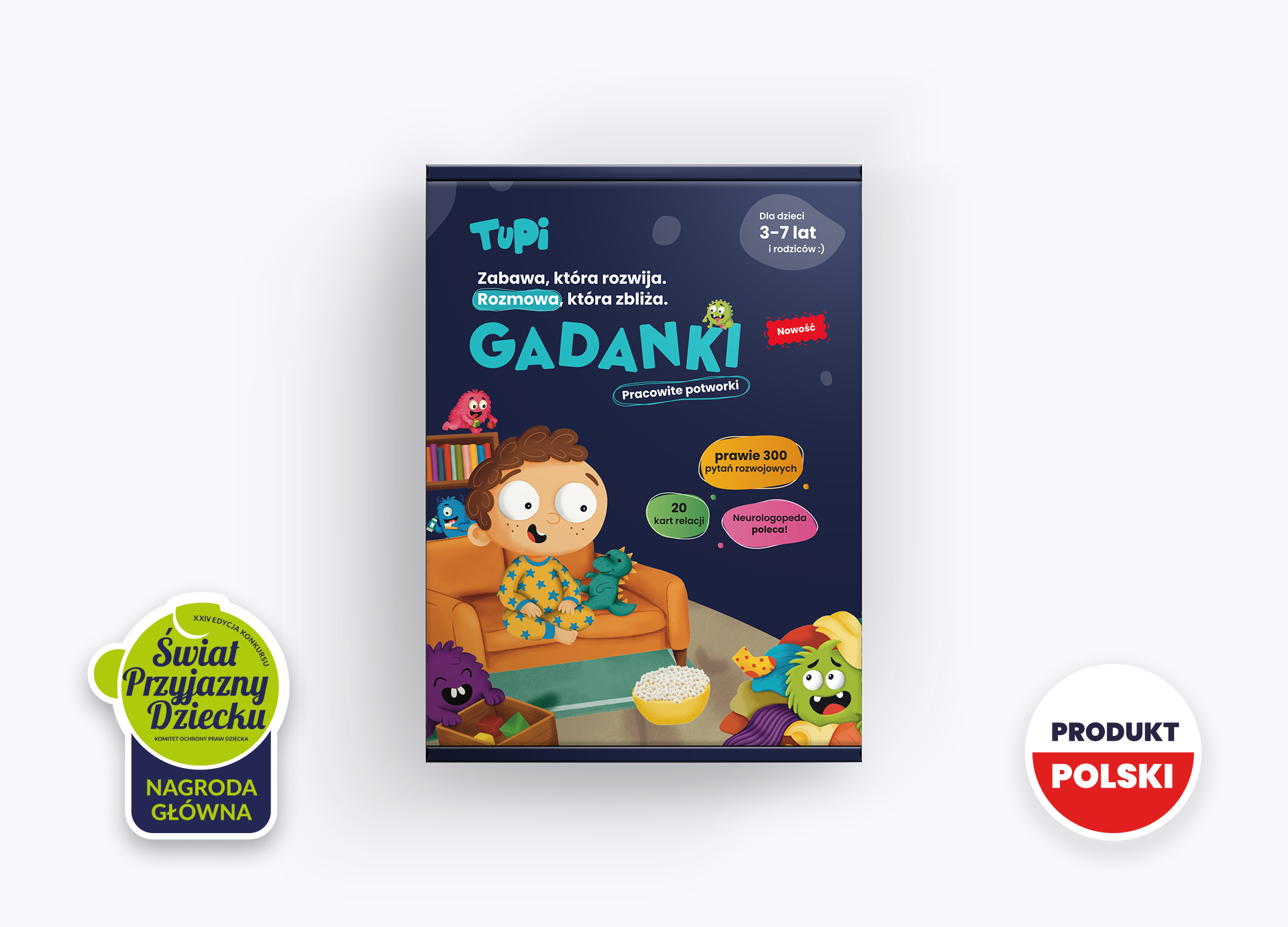 Kraina Relacji Gadanki Pracowite Potworki Karty 3+