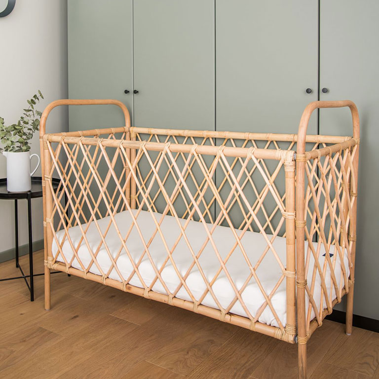 Poofi Prześcieradło Organic&Color 70x140 herbaciana róża