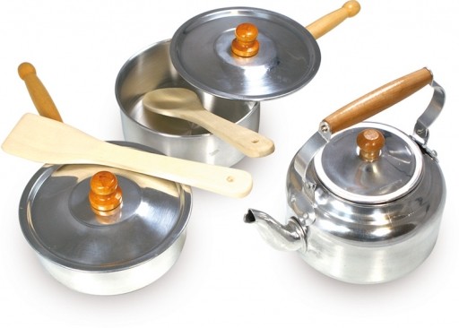 Vilac Metalowe Garnki do Zabawy 3+ lat