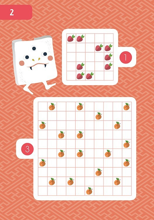 Japońskie łamigłówki 1 - ćwiczą koncentrację 6+ | Adamada